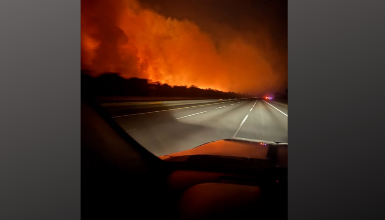 Jeff Davis Travelers Advised of I-95 Closure Due to Wildfire