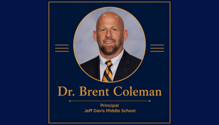 Jeff Davis Middle School Principal, Dr. Brent Coleman Introduces New Initiatives for the 2026-27 School Year