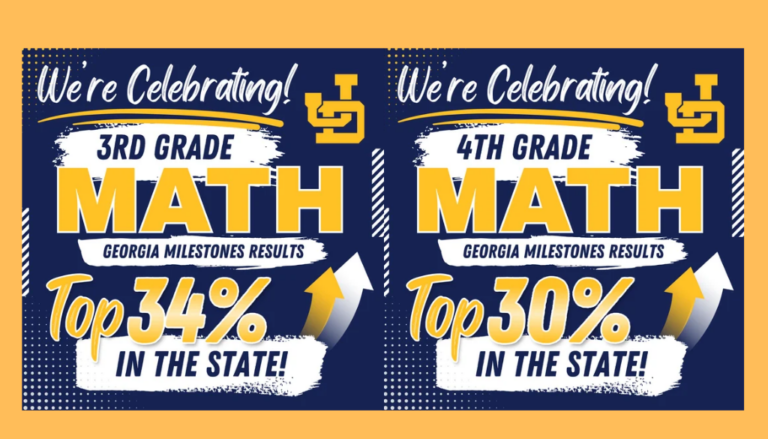 Jeff Davis Elementary Celebrates Strong Georgia Milestones Math Results
