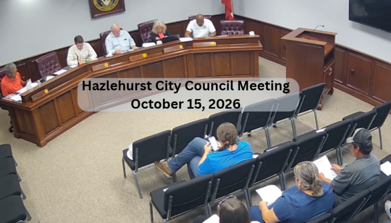 Hazlehurst Council Revisits Proposed Tax Increase, Approves Road Project as Animal Shelter Concerns Continue