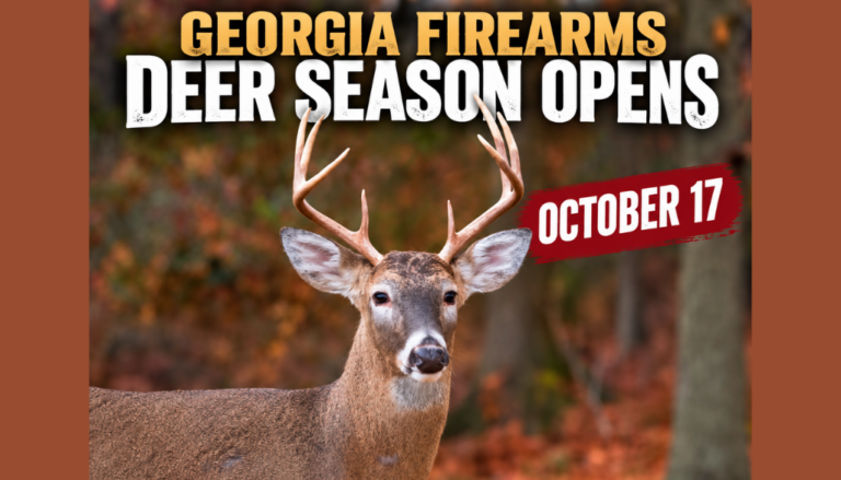 Georgia Firearms Deer Season Opens Saturday, October 17th
