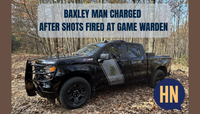 BAXLEY MAN ARRESTED AFTER SHOTS FIRED AT DNR GAME WARDEN
